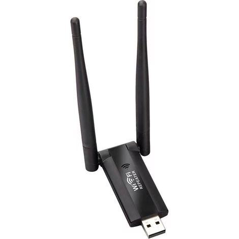 Répéteur De Signal Wi-FI - Amplificateur de Portée pour Routeur - Amplificateur WiFi Prêt à l'emploi - pour Maison Appartement Bureau Dortoir Intérieur Extérieur Garage sous-Sol Dépendance (1/5)