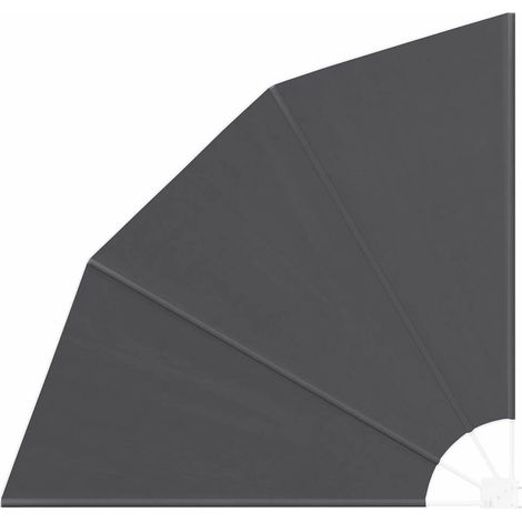 Maison Exclusive - Schermo di Privacy per Balcone 140 x 140 cm Poliestere Nero