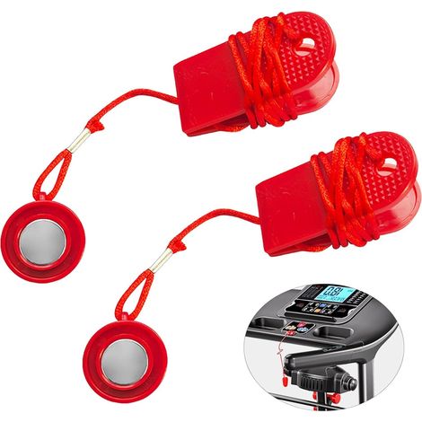 clés de sécurité magnétiques universelles pour tapis de course, accessoires de sécurité pour tapis de course, interrupteurs magnétiques d'urgence pour un entraînement en toute sécurité (1/5)