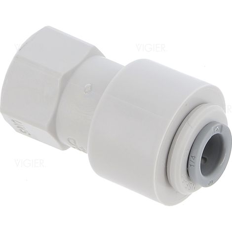 Raccord 7/16 a visser raccord rapide tuyau 1/4 frigo US AFAU047/16C Universel (1/5)