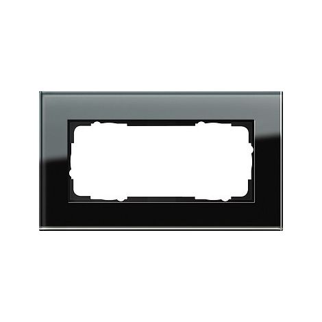 Gira Cornice di copertura 2f s.M. Gira Esprit G Schwarz [100205], 1002 05