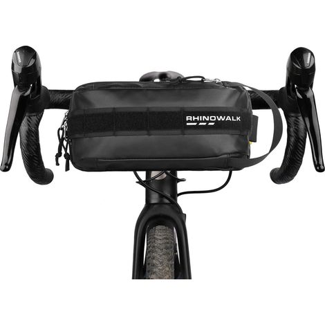 Fahrrad Lenkertasche mit MOLLE System, wasserdicht, 2.4L, Schwarz (1/5)