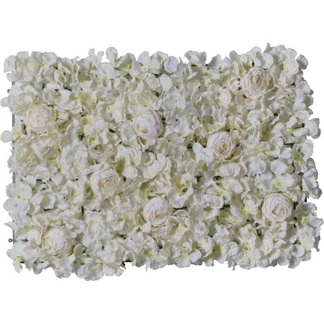 Conti Tappeto Rose Ortensie 40 x 60 Cm White Cream