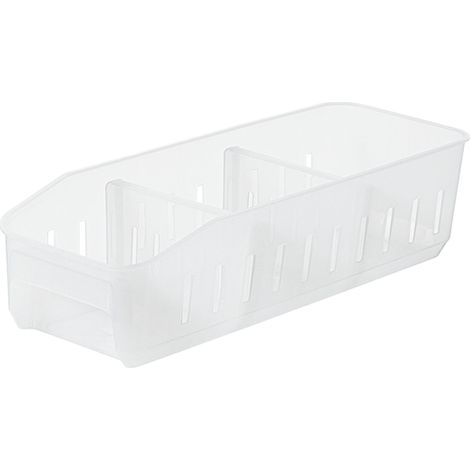 Boîte De Rangement Pour Réfrigérateur - Boîte De Stockage Alimentaire En Plastique Avec Séparateurs Réglables Et Poignées - Compatible Congélateur Et Placard - 1 Pièce (1/3)