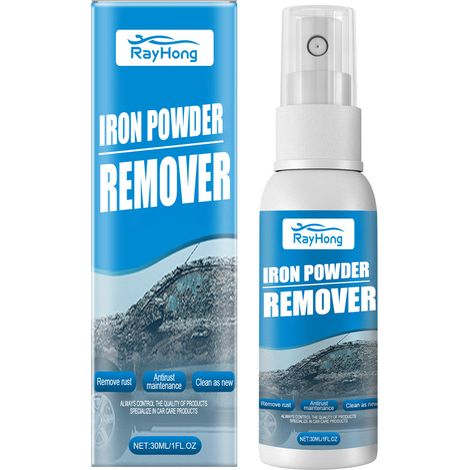 Spray antirouille en poudre de fer RAYHONG pour voiture, prévention et élimination de la rouille et des taches, produit de nettoyage automobile 30 ml (1/5)