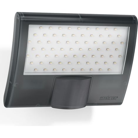 Steinel LED-Aussenleuchte 10,5W XLED Home Curved mit Bewegungsmelder, anthrazit