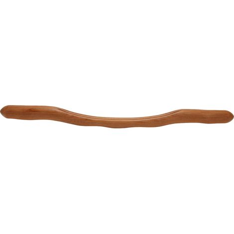 Bâton de Gua Sha en Hêtre Carbonisé, 3 Rainures, Ergonomique et Antidérapant, 52 cm (1/5)