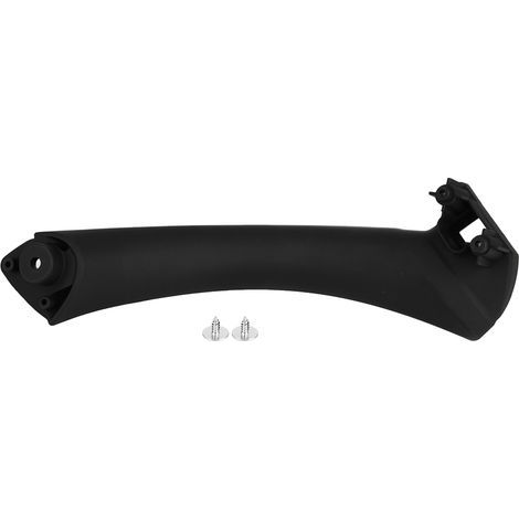 Embellecedor de manija de puerta interior derecha SUNXURY para BMW Serie 3 2004-2012, color negro. (1/5)