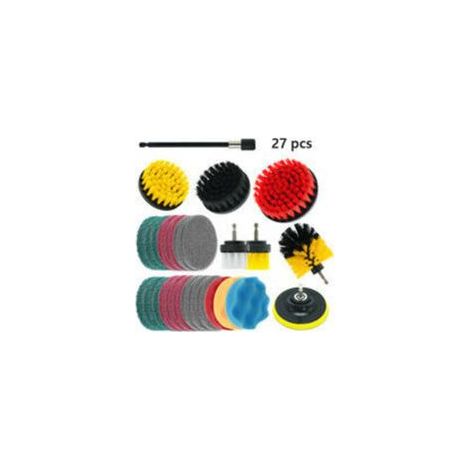 25 brosses pour forets, brosses de nettoyage pour forets, kit de brosses pour perceuse électrique (1/5)