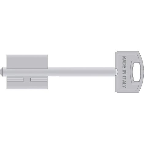 Securemme CHIAVE GREZZA PER PORTE BLINDATE Mod. G gambo mm. 40 5.00 pz