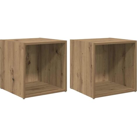 Maison Exclusive - Ensemble meuble TV 2 pcs Chêne artisanal 37 x 35 x 37,5 cm
