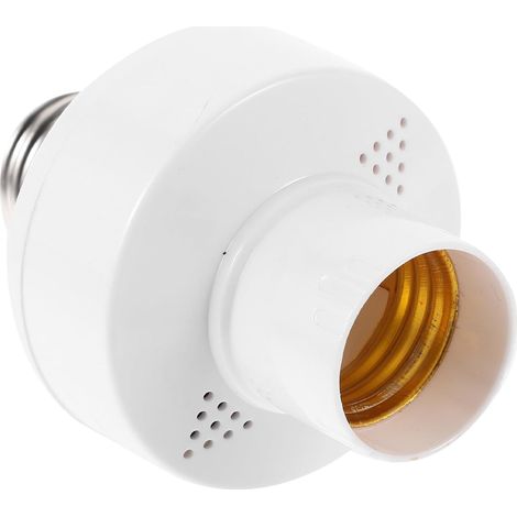 Douille E27 à Commande Vocale 100-265v, Remplacement Blanc Plusieurs styles Compatible Ampoule LED et Incandescente, Plastique et Métal, Filetage Assorti, sans Application Style Aléatoire (1/5)