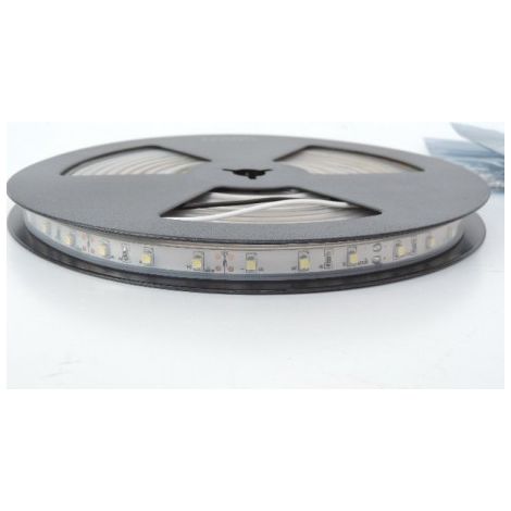 Bandeau LED flexible 4.8W/m extérieur longueur 5m 6000K 60leds/m alimentation 12V DC (non incl) IRC80 IP66 TRAJECTOIRE 003777