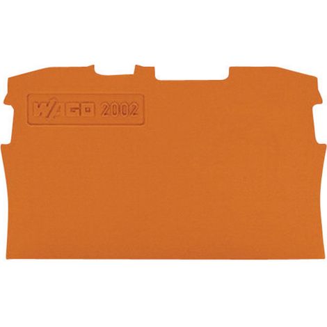 WAGO 2006-1292 Abschluss- und Trennplatte Orange 1 St.