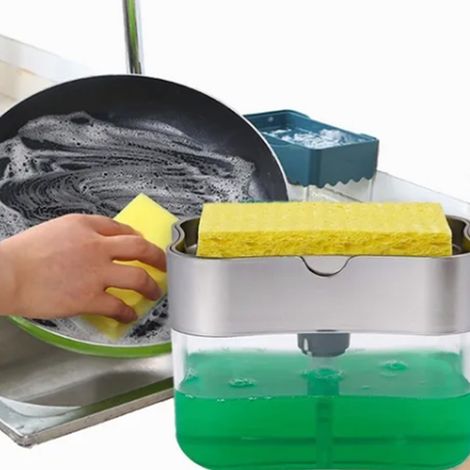 Distributeur de liquide vaisselle à pression automatique, accessoires de cuisine (1/5)