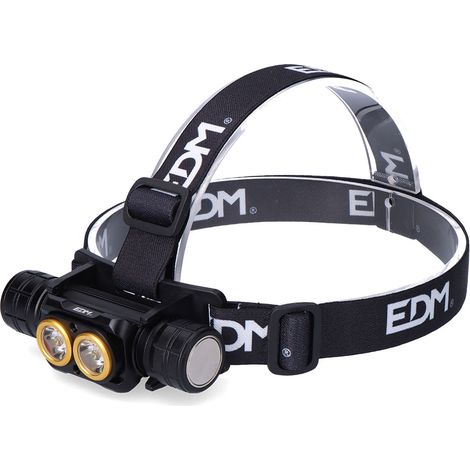 Lampe frontale 3000 lm, 4 modes, IP44  EDM 36160