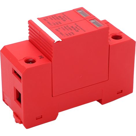 Parafoudre DC 1000V 2P ignifuge pour panneau solaire, protection contre la foudre orange résistante (1/5)