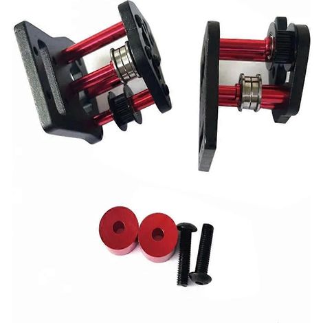 Ensemble de 2 supports/garnitures de pignon fou entièrement métalliques pour axe X pour VORON 2.4 R2 (1/5)