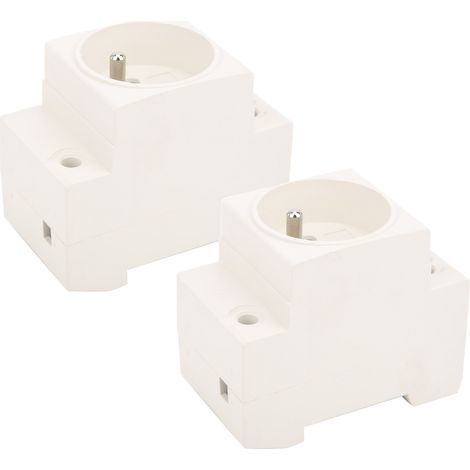 Steckdosenadapter für elektrische Schienen, Industriestecker, FR-Stecker, Wechselstrom 250 V, 10–16 A (1/5)