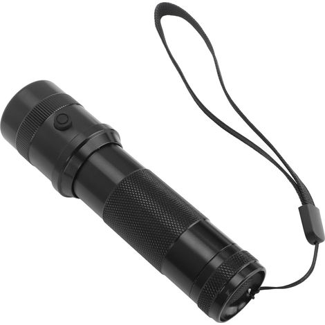 Lampe torche LED multicolore 10 couleurs, étanche IPX4, en alliage d'aluminium, à changement de couleur, idéale pour le camping et les voyages en famille. (1/5)