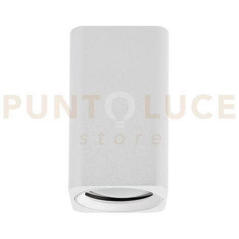 GFA1620 SPOT DA SOFFITTO  IN ALLUMINIO 1 LUCE ATTACCO GU10 IP20 BIANCO SATINATO