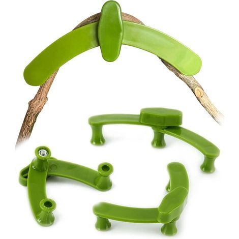 Lot de 20 pinces à cintrer réglables à 360 degrés pour plantes - Pour bonsaï, élagage, tirage et façonnage des branches d'arbres fruitiers (1/5)