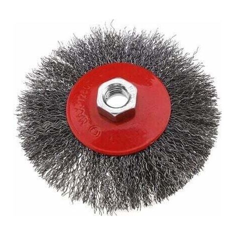 Pair Brosse métallique pour meuleuse d'angle M14 - 11,4 cm (1/4)