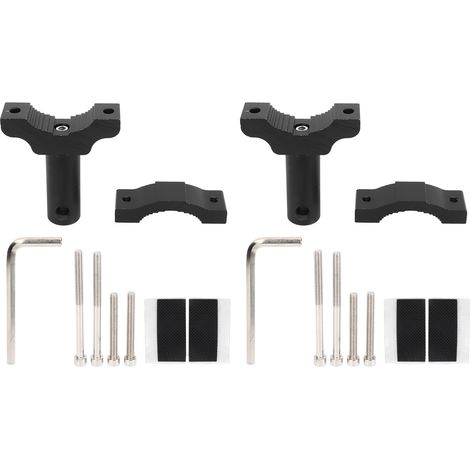Support moto phare en alliage d'aluminium, support antichoc pour feu de route sur moto électrique, barre de montage robuste. (1/5)