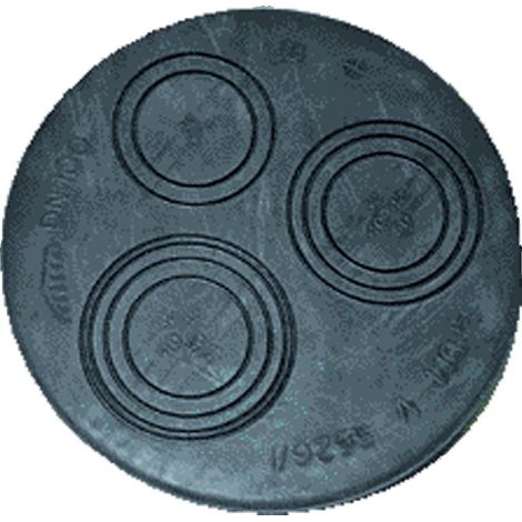 tapón fontanería pont-a-mousson sme dn100 multi-ribete perforable