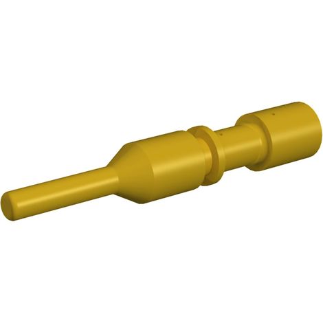 HUMMEL M40 Power Leistungs-Crimpkontakt Kontaktstift (M) AWG8 gold Werkstoff Messing (CuZn) - 1 Stück (1/2)