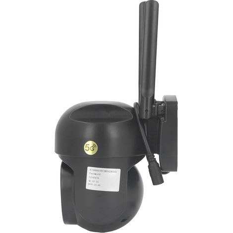 Caméra intelligente WiFi 1080p 2MP pour la surveillance extérieure, 2,4/5 GHz, rotation à 350° et 90°, suivi automatique, vision nocturne, prise UE 110-240 V (1/5)