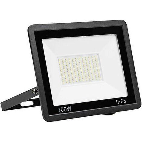Projecteur LED, indice de protection IP66, angle de faisceau de 120°, 100 W, 6500 K, blanc lumière du jour, éclairage extérieur pour stades. (1/4)