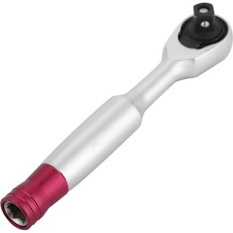1/4 Inch Socket Ratchet Wrench Repair Set Mini Torque Ratchet 85mm/100mm(100mm) Auto Maintenance Tool