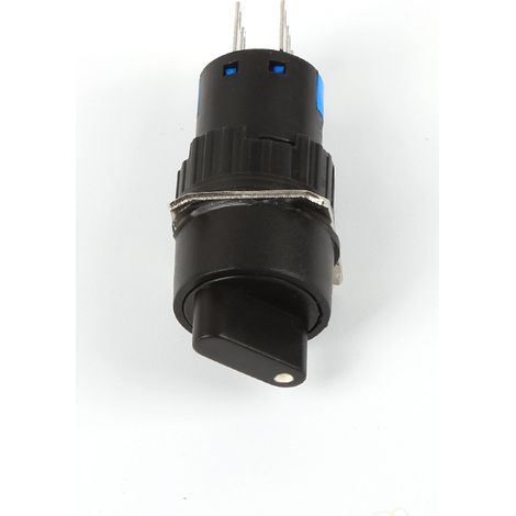 16mm opening LA16Y-20X/3 Two-on, two-off, three-position rotary switch with silver dot selector switch (1/4)