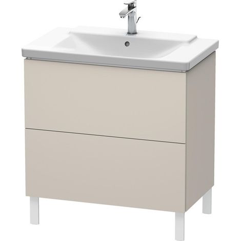 Meuble sous-vasque L-CUBE 820x481x709mm taupe