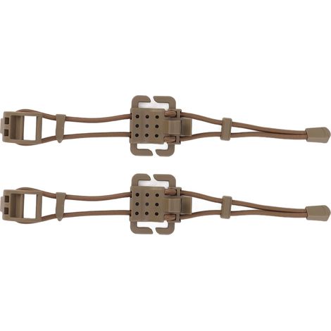 2 Pièces Attache Élastique pour Sac à Dos, Fixation MOLLE, Boucle de Sangle Réglable pour Organisation d'Équipement, Clip de Sécurité (1/4)