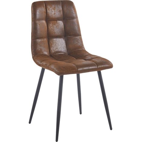 Sillas Comedor - Silla Stuhl - Marrón Vintage (1/5)