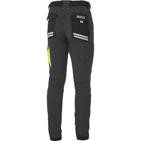 Sparco 02425GSGF Pantalon technique Kansas Light Gris/Jaune XXL