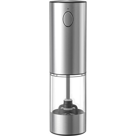 Set di macina sale e pepe elettrico, ricaricabile e ricaricabile, macina pepe automatico con funzione regolabile.