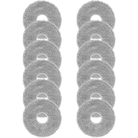 Packung mit 10 Reinigungstüchern für Dreame X50 / X40 / L20 Ultra Complete, L50 / L40 / X30 / L10 / L10s Pro Ultra, Xiaomi X20 Pro/Max Saugroboter, wiederverwendbarer Mikrofaser-Wischaufsatz und