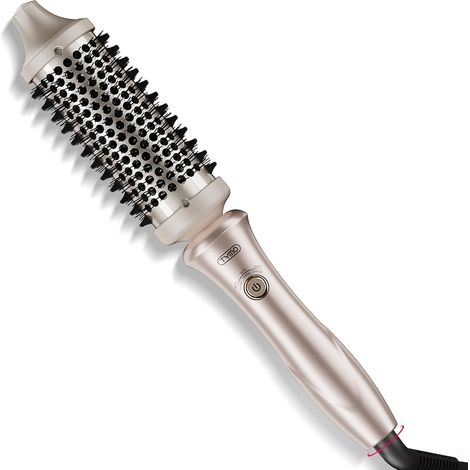 Brosse Thermique pour Brushing de 43mm, One-Step Céramique Peigne à Friser Chauffante, 3 Températures, Brosse Bouclante Electrique Pour le Lissage et le Volume (1/5)