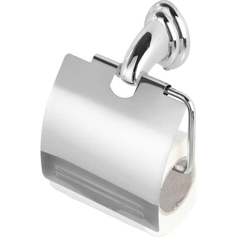 Porte-acier chromé avec couvercle facile