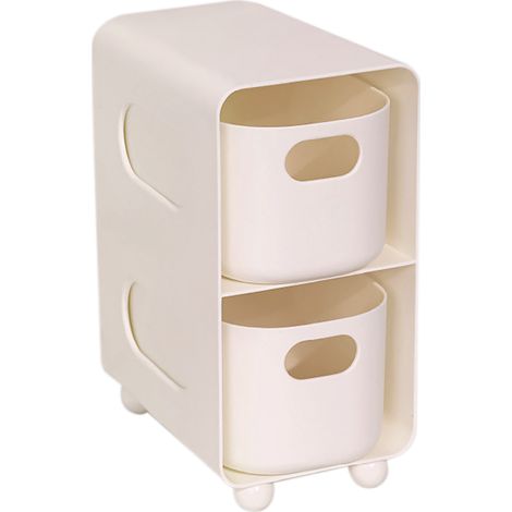 Organisateur de bureau à tiroirs, rangement multifonction grande capacité pour maison, dortoir, bureau (1/5)