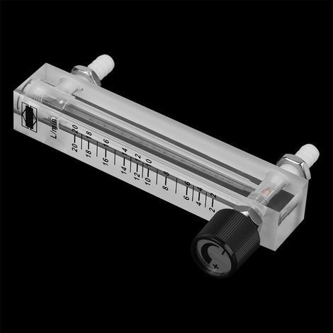 Débitmètre LZQ-7 2-20 LPM avec vanne de régulation pour oxygène/air/gaz (1/5)