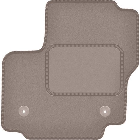 Fahrermatte aus Samt für: Ford Galaxy MK2 Minivan (2012–2015), beige