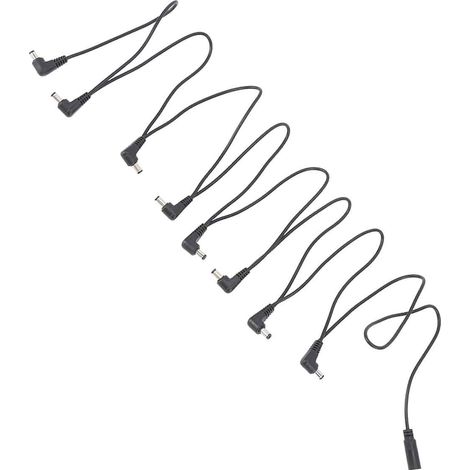 cable divisor de alimentación de 1 a 8 vías, de PVC y cobre, para pedal de efectos de guitarra. (1/5)