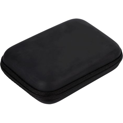 Étui de rangement pour câbles, écouteurs et clés USB, accessoires numériques, noir (1/3)