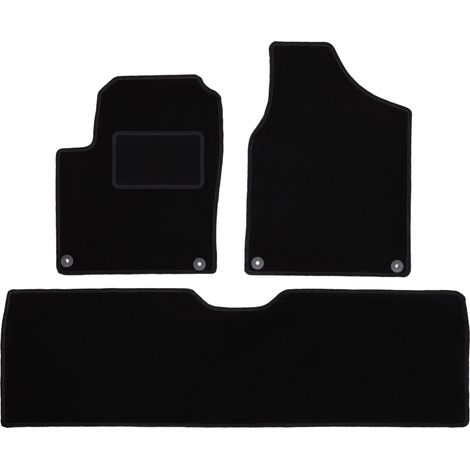 Schwarze Veloursmatten für: Seat Alhambra I Minivan (1995-2010) (1/5)