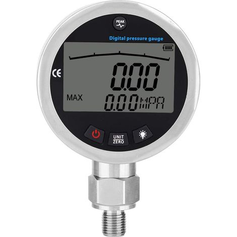 400BAR 0-40Mpa 10000PSI Digital Hydraulic Pressure Gauge with G1/4 Connector (1/5)