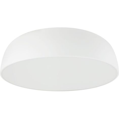 Deckenleuchte rund Ø 58 cm Weiß Metall E27 Deckenlampe